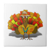 Vakantie Turkije Thanksgiving Tegeltje (Voorkant)