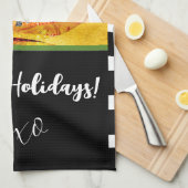Vakantie tussen de dennen! theedoek (Quarter Fold)