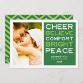 VAKANTIE TYPE  | VAKANTIE FOTOKAART FEESTDAGENKAART (Voorkant / Achterkant)