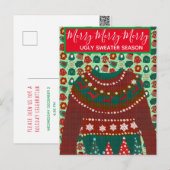 Vakantie Ugly Sweater aangepaste thema uitnodiging (Voorkant / Achterkant)