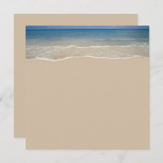 Vakantie uitnodiging (Voorkant / Achterkant)