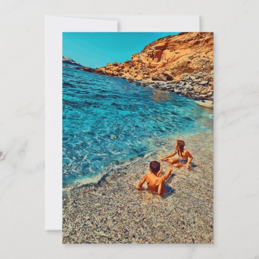 Vakantie-uitnodiging Kaart (Voorkant)