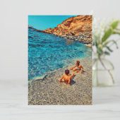 Vakantie-uitnodiging Kaart (Staand voorkant)