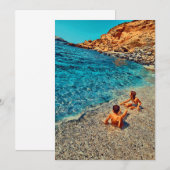 Vakantie-uitnodiging Kaart (Voorkant / Achterkant)