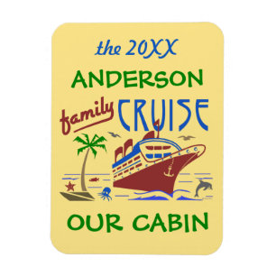 Vakantie van cruiseschepen Naam cabinestateroom Magneet