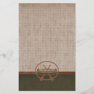 Vakantie van de Camping van de Trip van Canoe Briefpapier