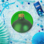 Vakantie van de Groene Kerstboom Decoration Party Papieren Bordje (Feest)