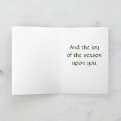  vakantie van de hond feestdagen kaart (Binnen)