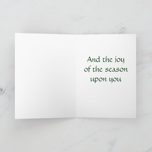 vakantie van de hond feestdagen kaart (Binnen)