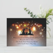 Vakantie van de kerststal - Kerstuitnodiging Kaart (Staand voorkant)