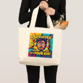 Vakantie van de leerkracht Ha-Ha Grote Tote Bag (Voorkant (product))