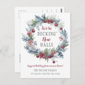 Vakantie van de nieuwe zalen briefkaart (Voorkant / Achterkant)