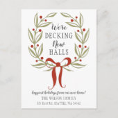 Vakantie van de nieuwe zalen briefkaart (Voorkant)