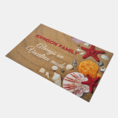 Vakantie van de tropische zeekust langs de kust va deurmat (Schuin)