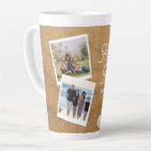 Vakantie van de tropische zeekust langs de kust va latte mok (Linkerhoek)