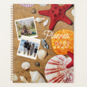 Vakantie van de tropische zeekust langs de kust va planner (Voorkant)