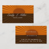 Vakantie van de Vakantie van de Ventilator van de  Visitekaartje (Voorkant / Achterkant)