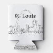 Vakantie van de Vakantie van St. Louis Arc Vacatio Blikjeskoeler (Achterkant)