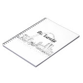 Vakantie van de Vakantie van St. Louis Arc Vacatio Notitieboek (Linkerzijde)