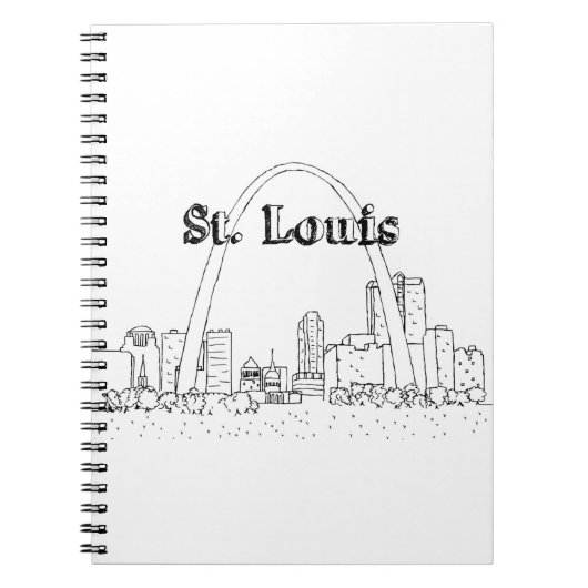 Vakantie van de Vakantie van St. Louis Arc Vacatio Notitieboek (Voorkant)