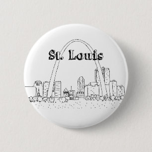 Vakantie van de Vakantie van St. Louis Arc Vacatio Ronde Button 5,7 Cm