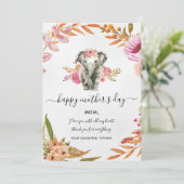 Vakantie van de Waterverf en de bloemen Kaart (Staand voorkant)