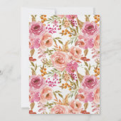 Vakantie van de Waterverf en de bloemen Kaart (Achterkant)