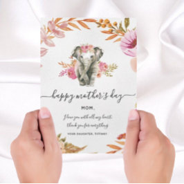 Vakantie van de Waterverf en de bloemen Kaart