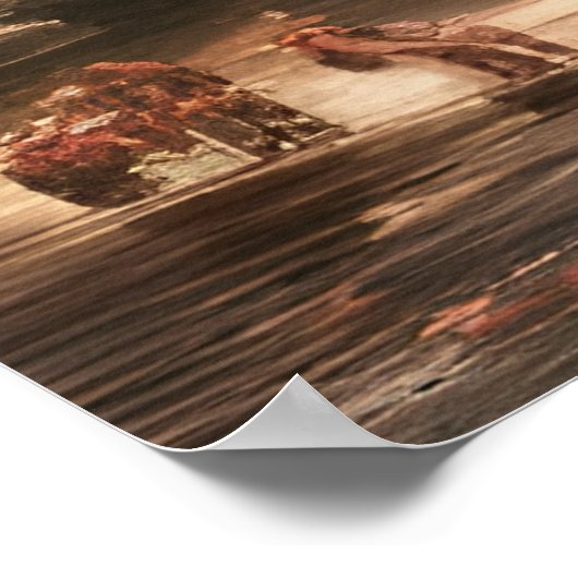 Vakantie van Fantasy-zomervakantie met een meer Poster (Hoek)