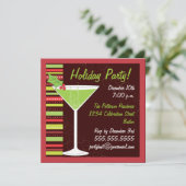 Vakantie van Holly Cocktail Kaart (Staand voorkant)