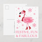 Vakantie van Kerstmis van het Strand van de Feestdagenkaart (Voorkant / Achterkant)