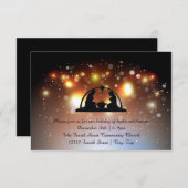 Vakantie van LIghts-3x5Kerstuitnodiging RSVP Kaartje (Voorkant / Achterkant)