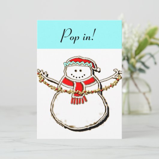 Vakantie van openheid kaart (Staand voorkant)