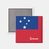 Vakantie van Samoa en Oceanië Magneet (Voorkant / Achterkant)