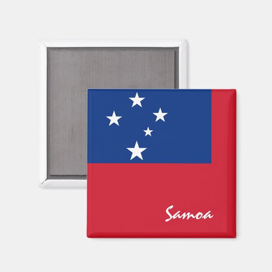 Vakantie van Samoa en Oceanië Magneet (Voorkant / Achterkant)