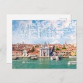Vakantie van Venetië Italië Briefkaart (Voorkant / Achterkant)