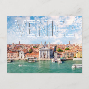 Vakantie van Venetië Italië Briefkaart