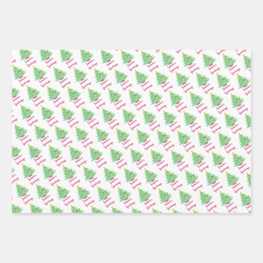 Vakantie Variety Wrapping Papier Inpakpapier Vel (Voorkant 3)