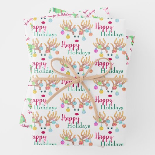 Vakantie Variety Wrapping Papier Inpakpapier Vel (In situ)