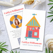 Vakantie Vastgoed Foto QR Code Fun Beach House Visitekaartje