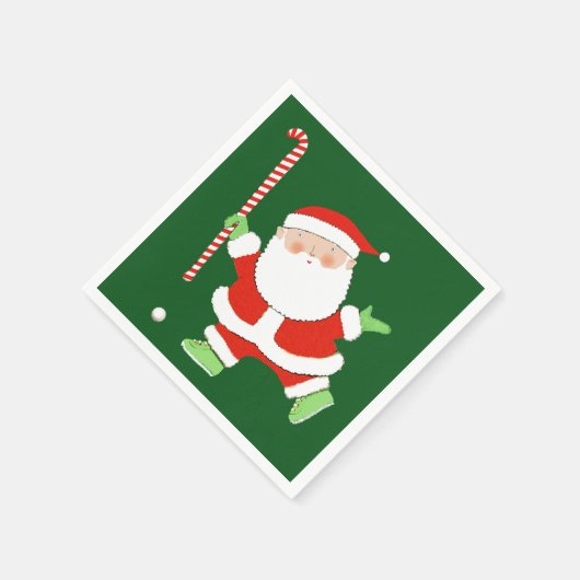 Vakantie veldhockey servet (Hoek)