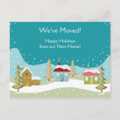 Vakantie Verhuisaankondiging briefkaarten (Voorkant)