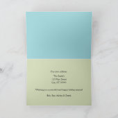 Vakantie Verhuiskaart Feestdagen Kaart (Binnen)