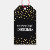 VAKANTIE VERPAKKING LABEL gouden vlekken smart bla Cadeaulabel (Voorkant)