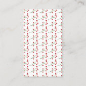 Vakantie | Verplaatsingskennisgeving Kaart invoege Visitekaartje (Achterkant)