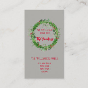 Vakantie   Verplaatsingskennisgeving Kaart invoege Visitekaartje