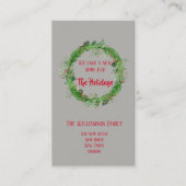 Vakantie | Verplaatsingskennisgeving Kaart invoege Visitekaartje (Voorkant)