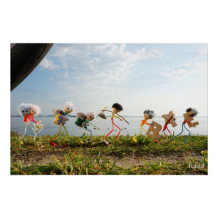 Vakantie vibe, afscheid en onderweg. perfect poster