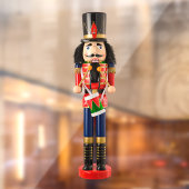 Vakantie Vibe Drum Major Notenkraker Raamsticker (Vel 2)