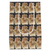 Vakantie  Victoriaans Kerstcadeauzakje Medium Cadeauzakje (Achterkant)